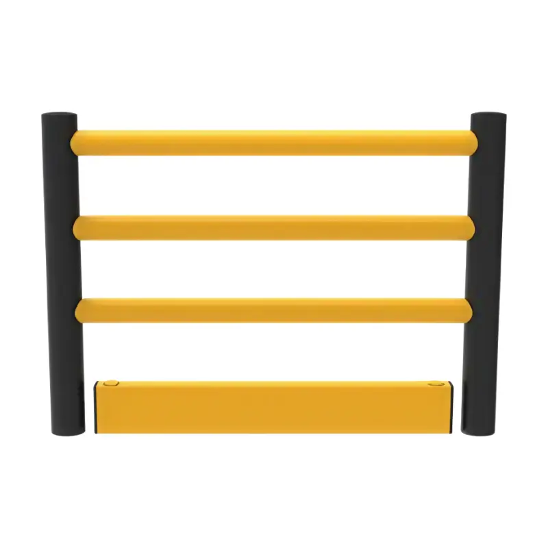 Pedestrian Guardrail with Ground Guard