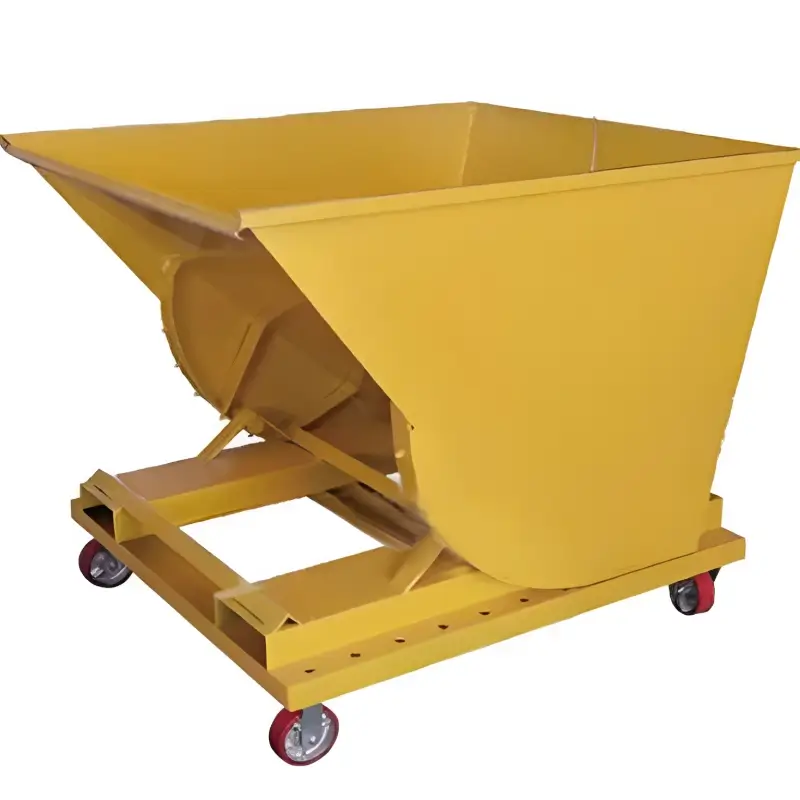 Forklift Self-Dumping Bin
